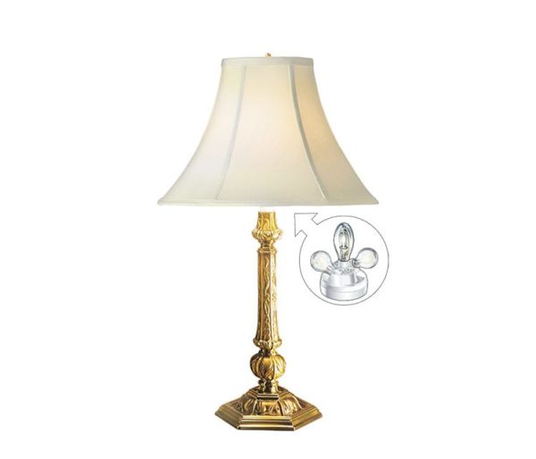 Microsun Victorian Brass Table Lamp
