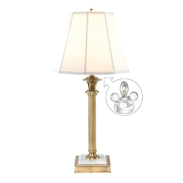 Microsun Regency Ivory Table Lamp
