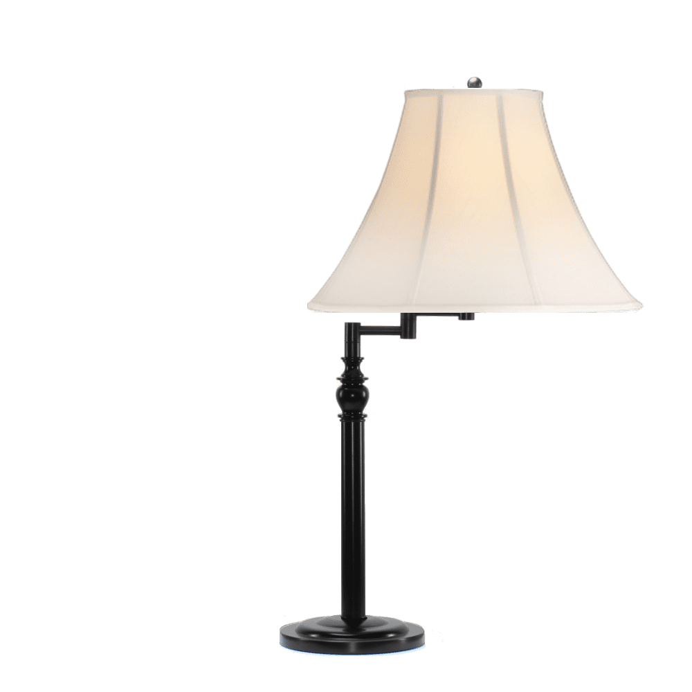 Art Deco Table Lamp In Vermont Bronze – Table Lamp Or Swing Arm Table 