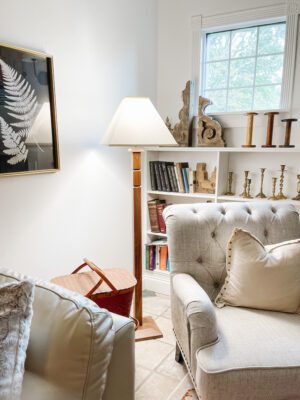 Microsun Classic Prairie Amish Hardwood Floor Lamp in Walnut