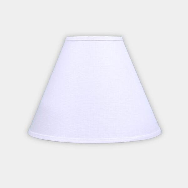 White Linen Empire Shade