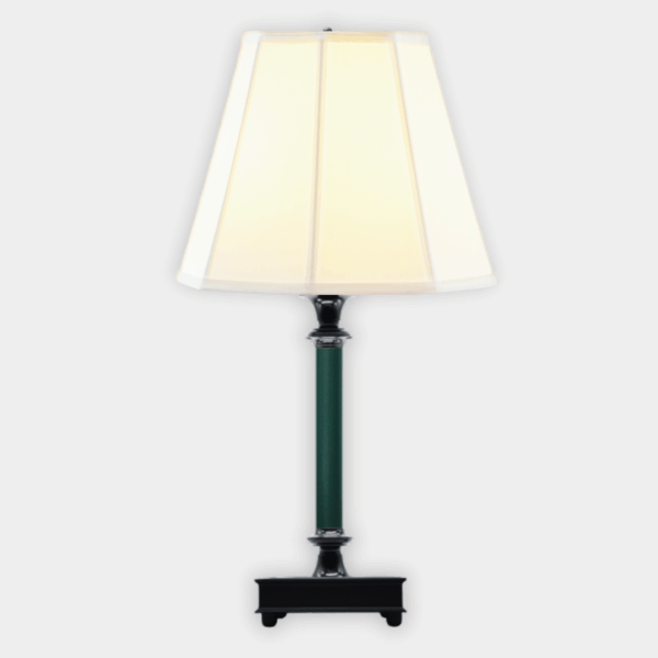 Microsun Classic - Library of Congress Table - Designer Collection in Emerald Green Faux Leather